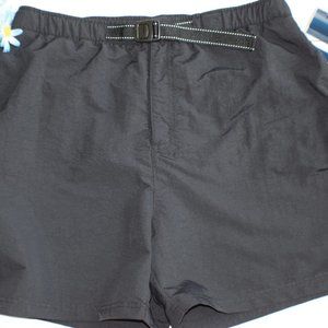 Lands End Black Swim Short with Built in Mesh Panty -- Size L (14-16)
